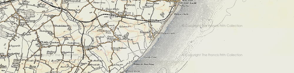 Old map of Frinton-On-Sea in 0-1899