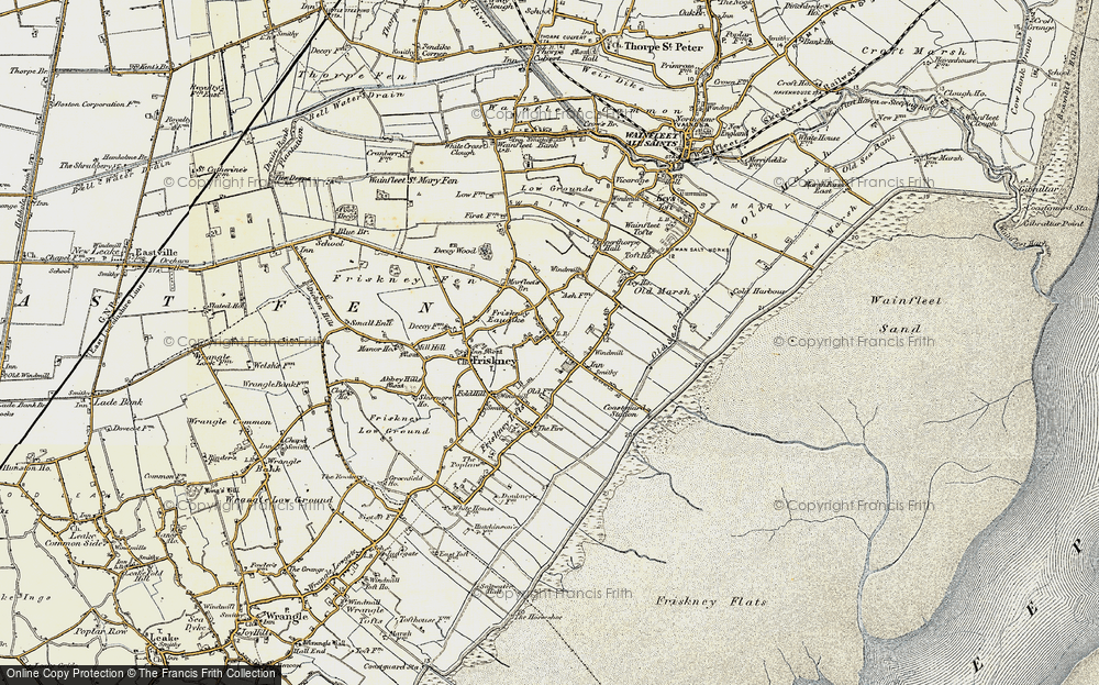 Old Map of Friskney Eaudyke, 1901-1903 in 1901-1903