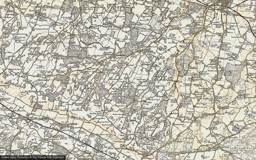 Old Map of Frith, 1897-1898 in 1897-1898