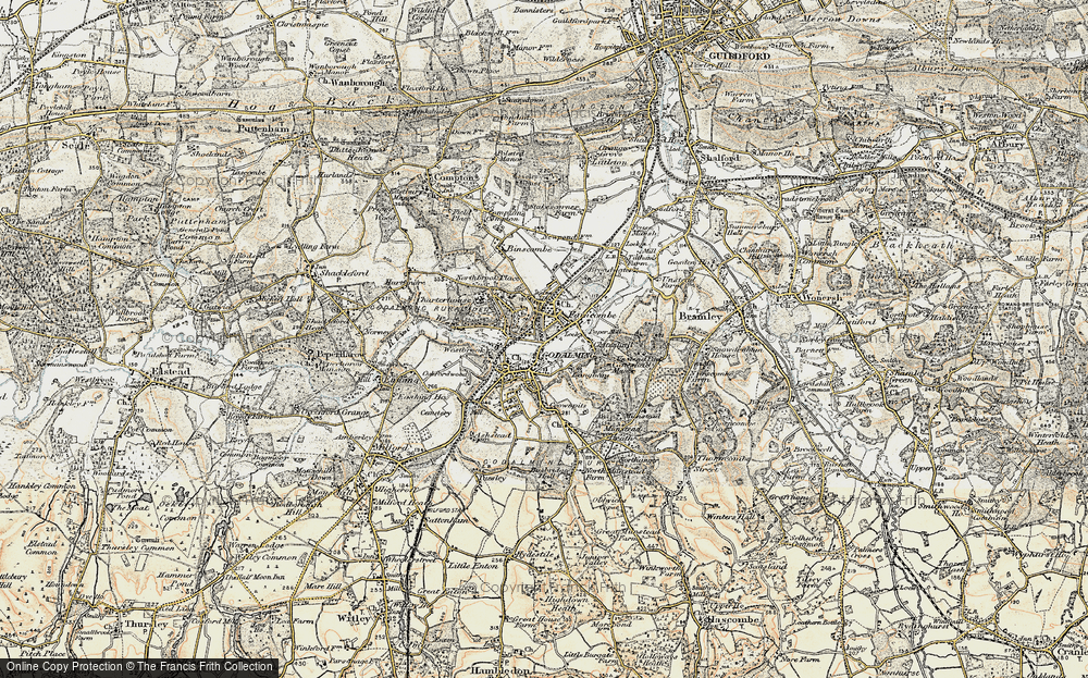 Old Map of Frith Hill, 1897-1909 in 1897-1909