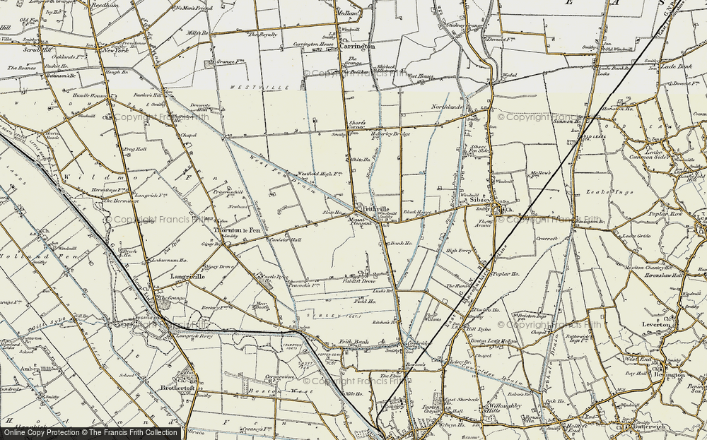 Old Map of Frithville, 1901-1902 in 1901-1902