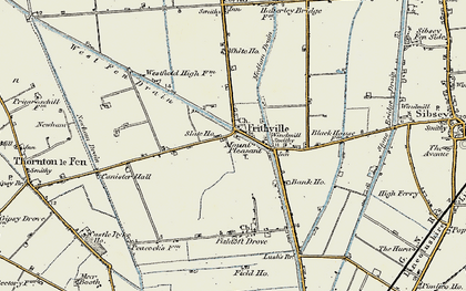 Old map of Frithville in 1901-1902