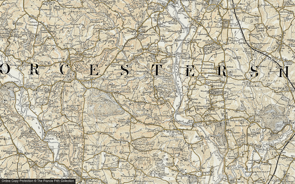 Old Map of Frog Pool, 1899-1902 in 1899-1902