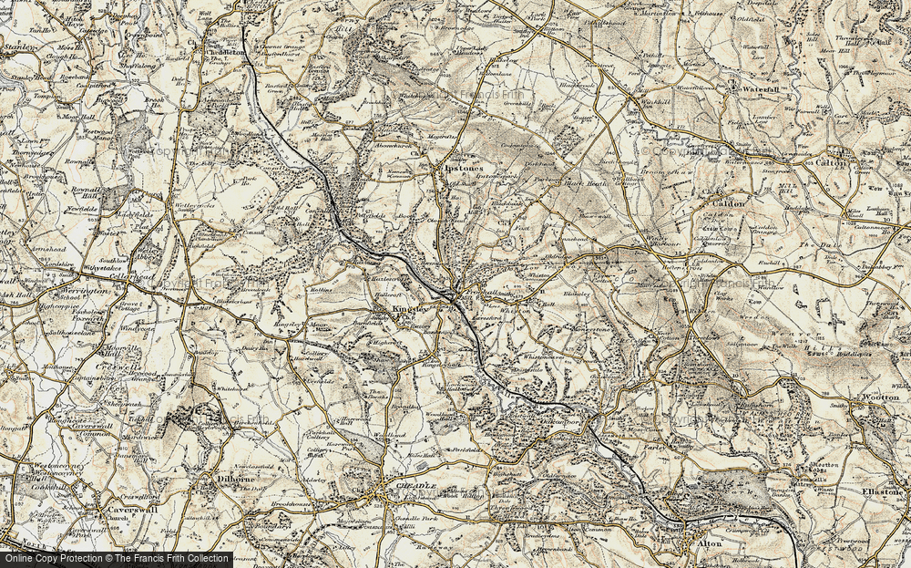 Old Map of Froghall, 1902 in 1902