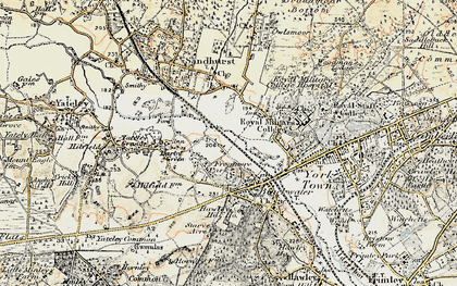 Old map of Frogmore in 1897-1909