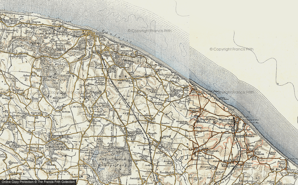 Old Map of Frogshall, 1901-1902 in 1901-1902