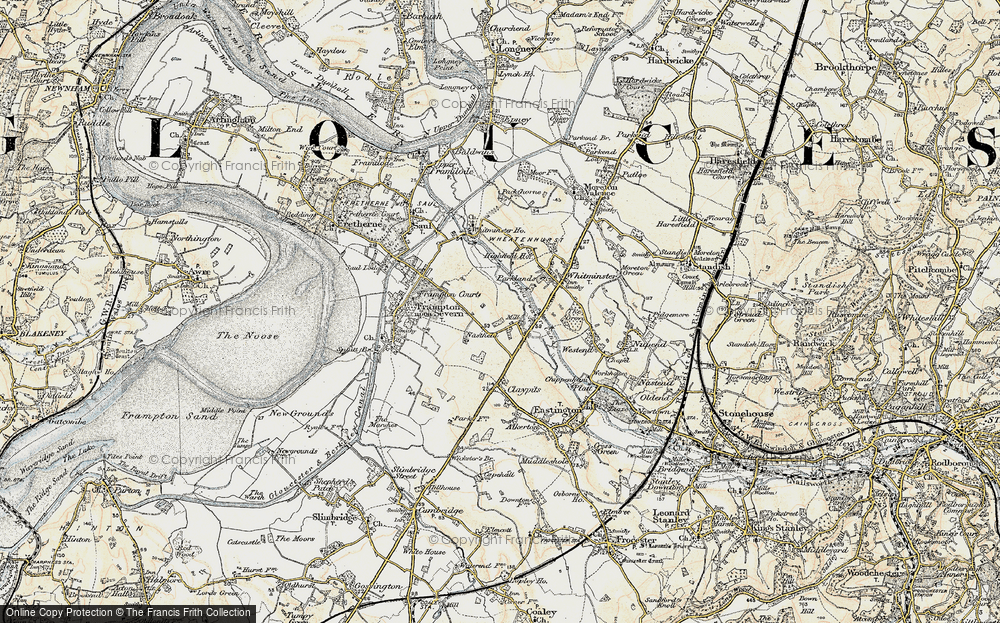 Old Map of Fromebridge, 1898-1900 in 1898-1900