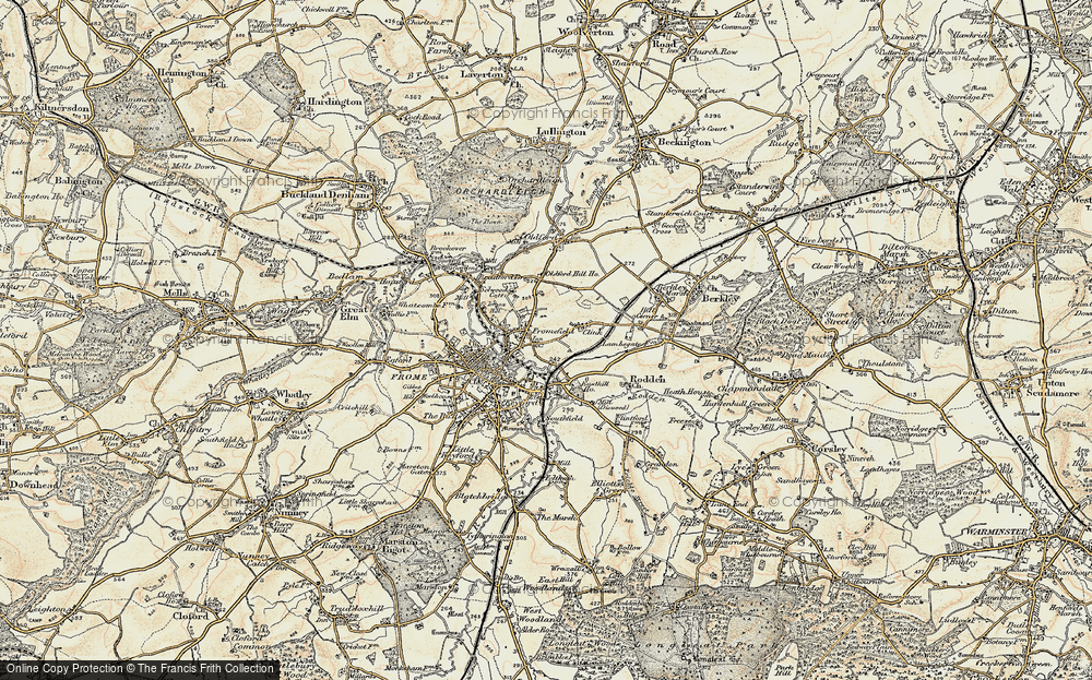Old Map of Fromefield, 1898-1899 in 1898-1899