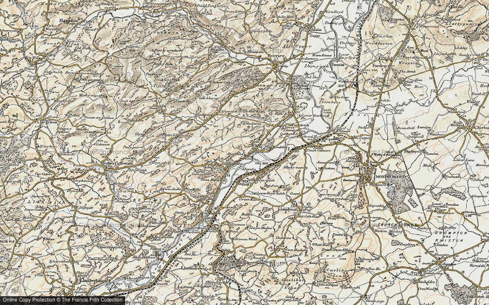 Old Map of Fron, 1902-1903 in 1902-1903
