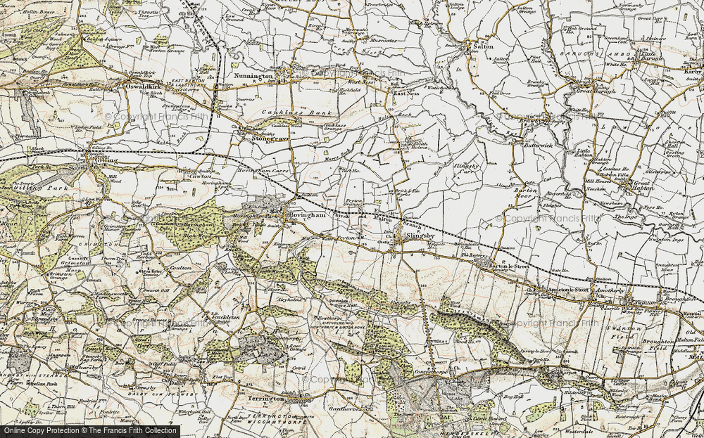 Old Map of Fryton, 1903-1904 in 1903-1904