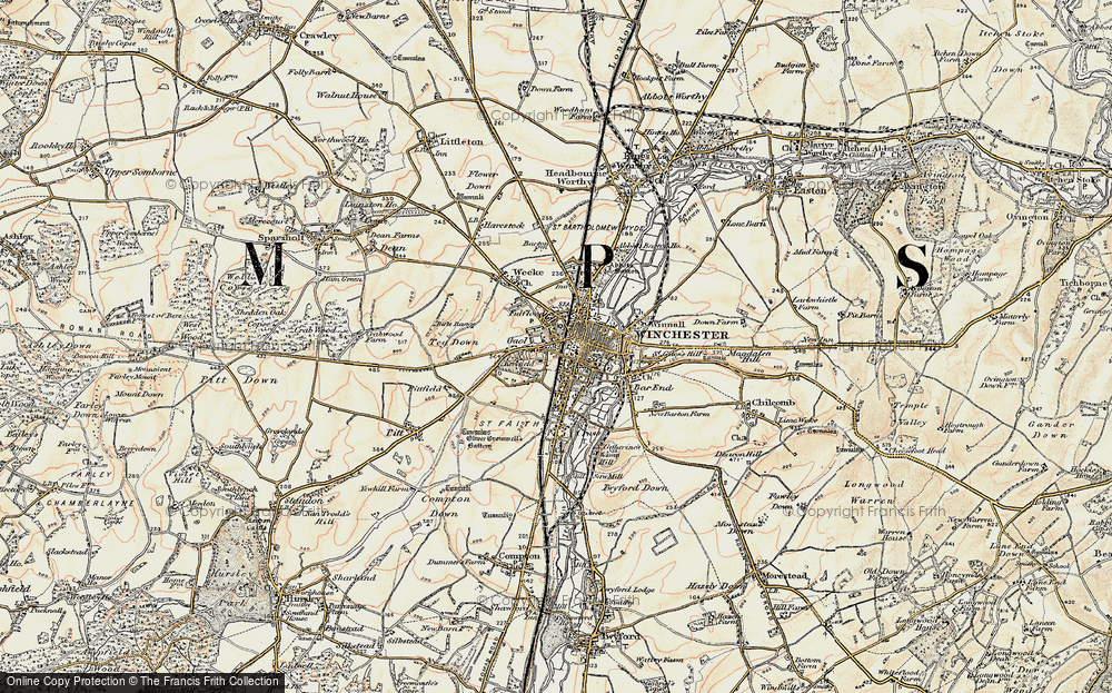 Old Map of Fulflood, 1897-1900 in 1897-1900