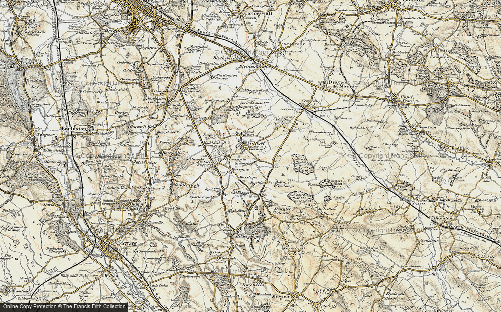 Old Map of Fulford, 1902 in 1902