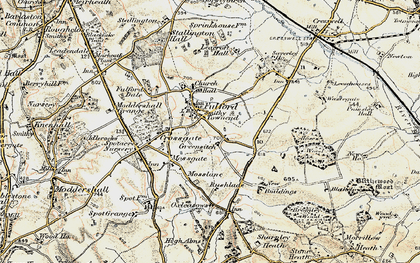 Old map of Fulford in 1902