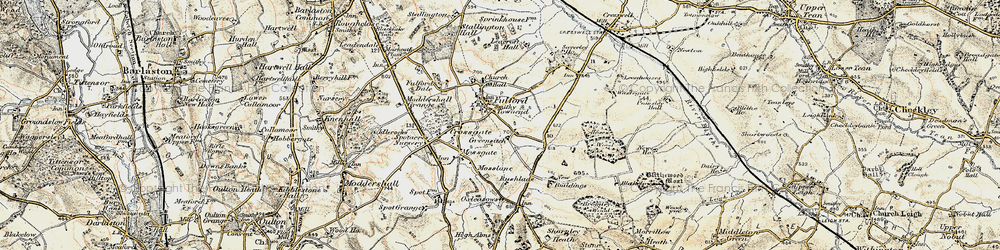 Old map of Fulford in 1902