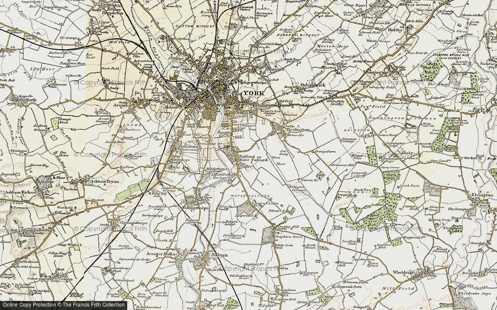 Old Map of Fulford, 1903 in 1903