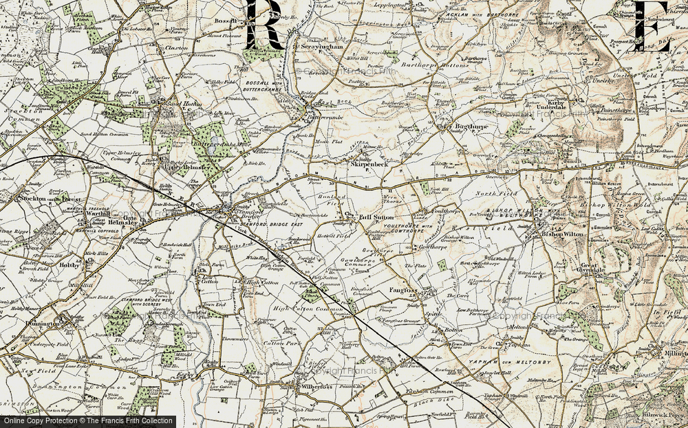 Old Map of Full Sutton, 1903-1904 in 1903-1904