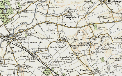 Old map of Beechwood Ho in 1903-1904