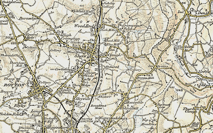 Old map of Fullwood in 1903