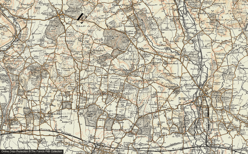 Old Map of Fulmer, 1897-1909 in 1897-1909