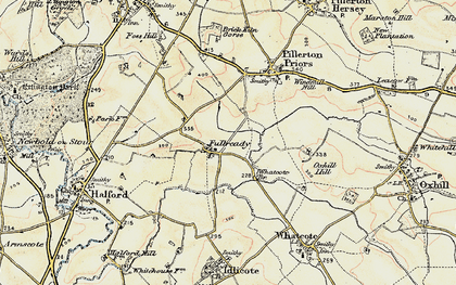 Old map of Fulready in 1899-1901