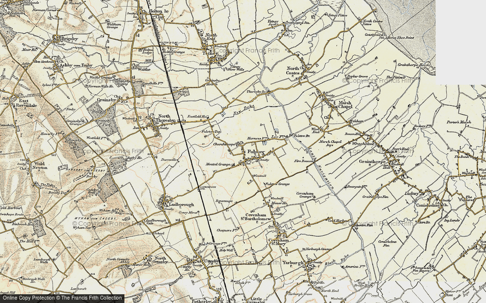 Old Map of Fulstow, 1903-1908 in 1903-1908