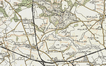 Old map of Bottle Hill in 1903-1904