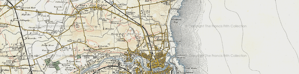 Old map of Fulwell in 1901-1904