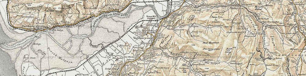 Old map of Furnace in 1902-1903