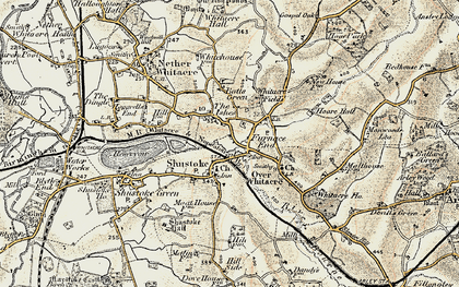 Old map of Furnace End in 1901-1902