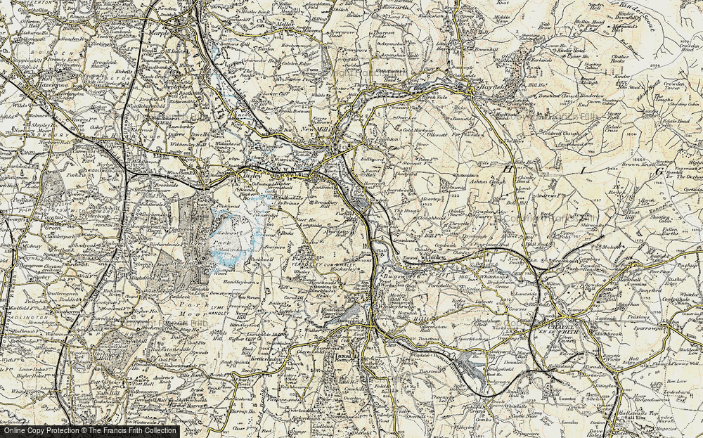 Old Map of Furness Vale, 1902-1903 in 1902-1903