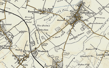 Old map of Further in 1901