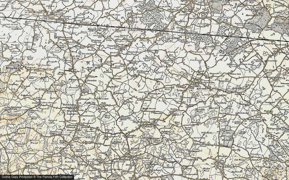 Old Map of Further Quarter, 1897-1898 in 1897-1898