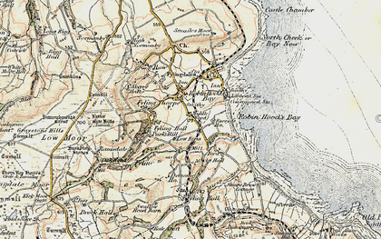 Old map of Fylingthorpe in 1903-1904