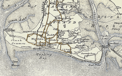 Old map of Gable Head in 1897-1899