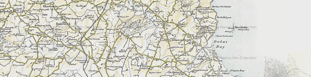 Old map of Gadfa in 1903-1910