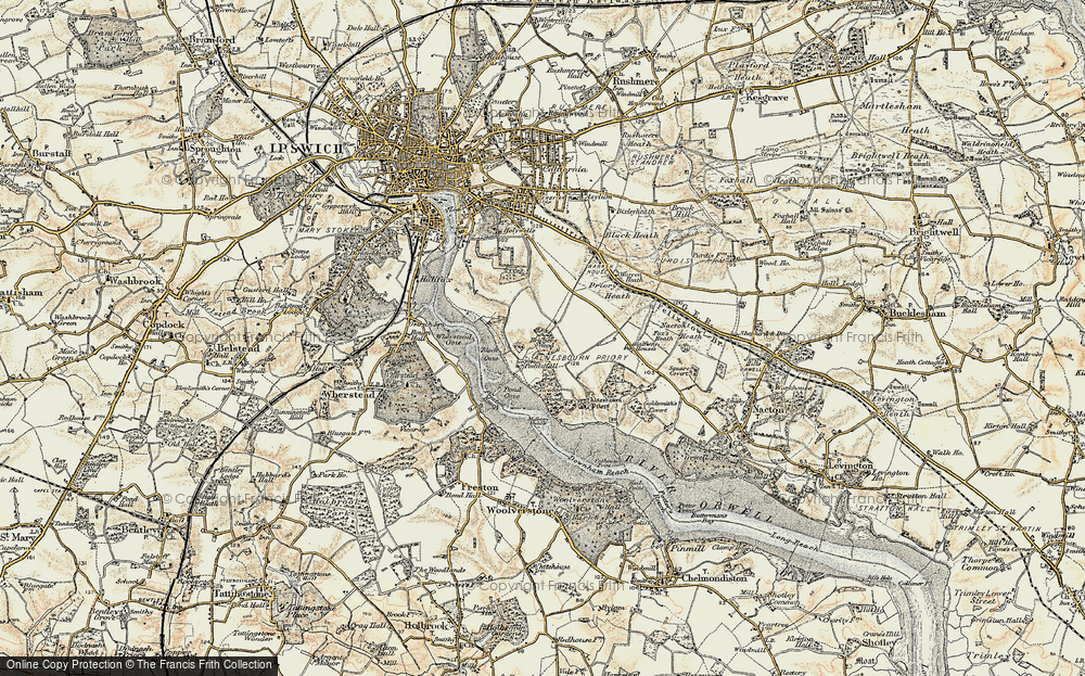 Old Map of Gainsborough, 1898-1901 in 1898-1901