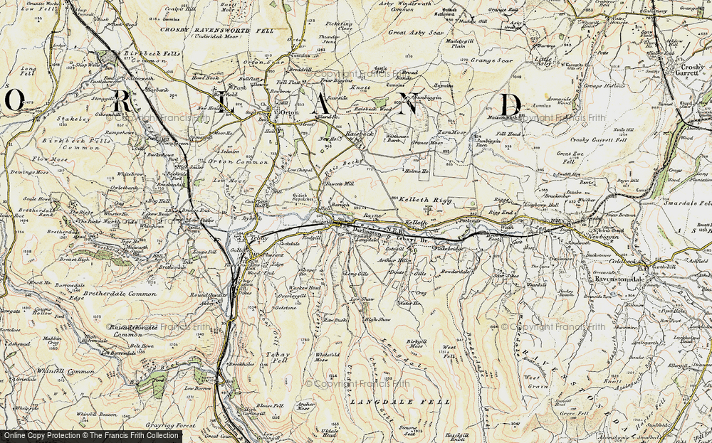Old Map of Gaisgill, 1903-1904 in 1903-1904