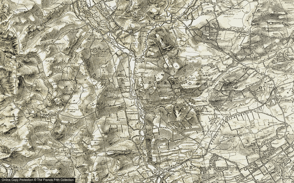 Old Map of Galadean, 1901-1904 in 1901-1904