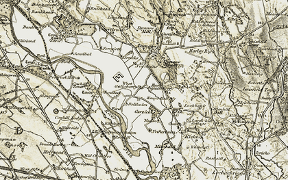 Old map of Bellholm in 1901-1905
