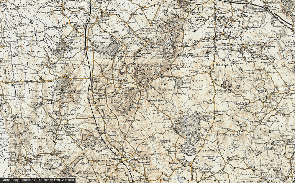 Old Map of Gallantry Bank, 1902 in 1902