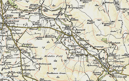 Old map of Galligill in 1901-1904