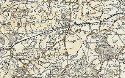 Old map of Gallypot Street in 1898-1902