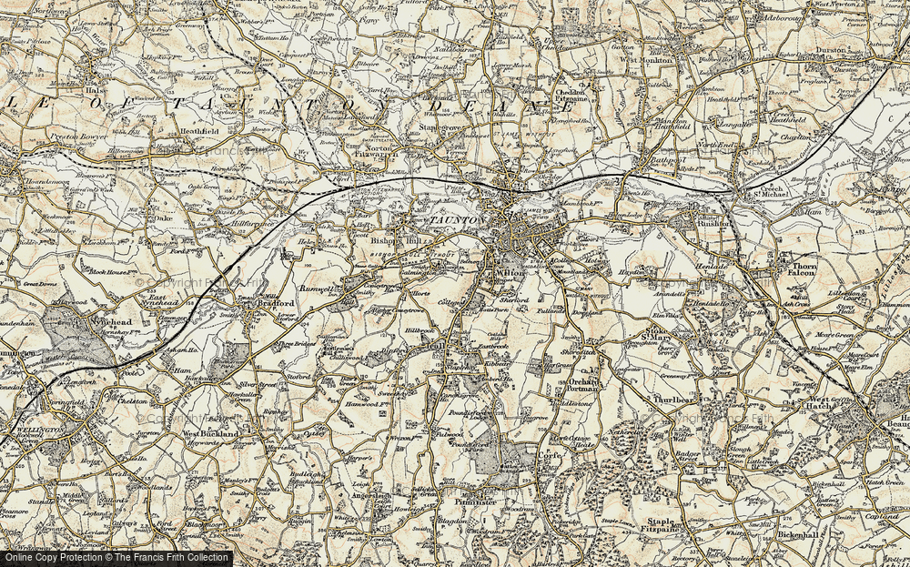 Old Map of Galmington, 1898-1900 in 1898-1900