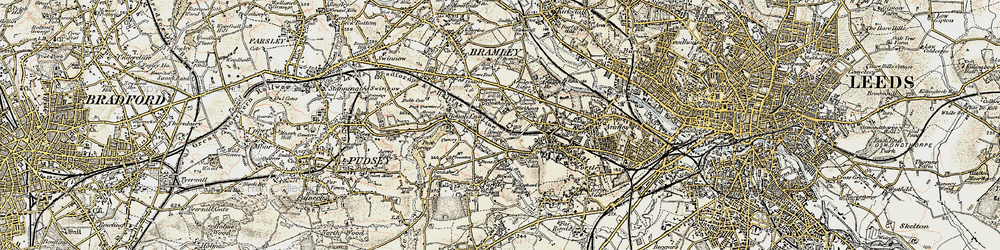 Old map of Gamble Hill in 1903