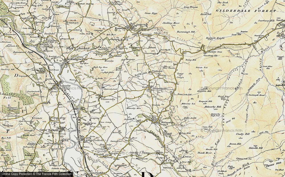 Old Map of Gamblesby, 1901-1904 in 1901-1904