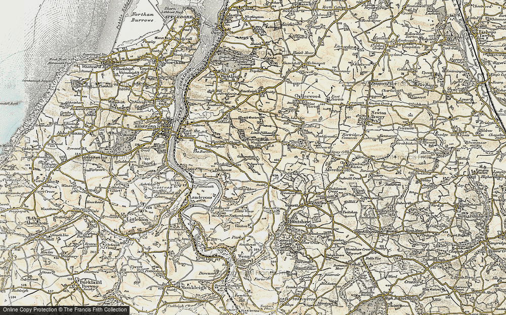 Old Map of Gammaton, 1900 in 1900