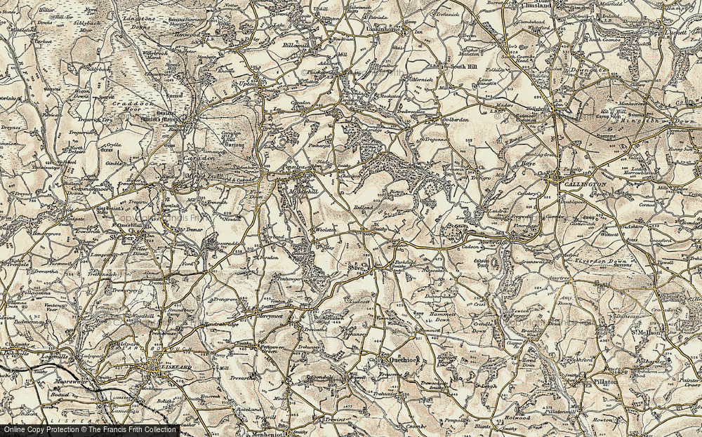 Old Map of Gang, 1900 in 1900