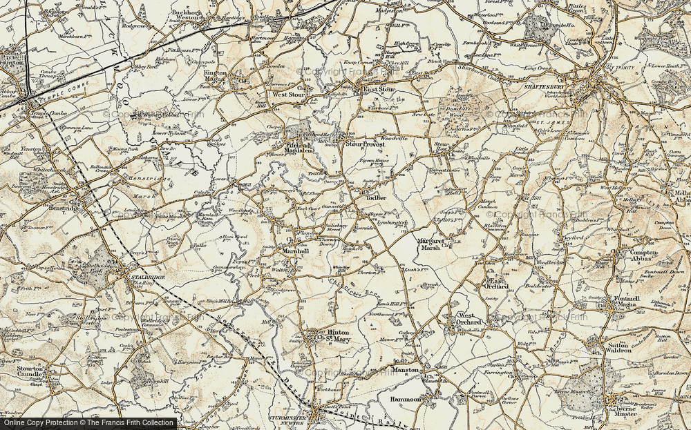 Old Map of Gannetts, 1897-1909 in 1897-1909