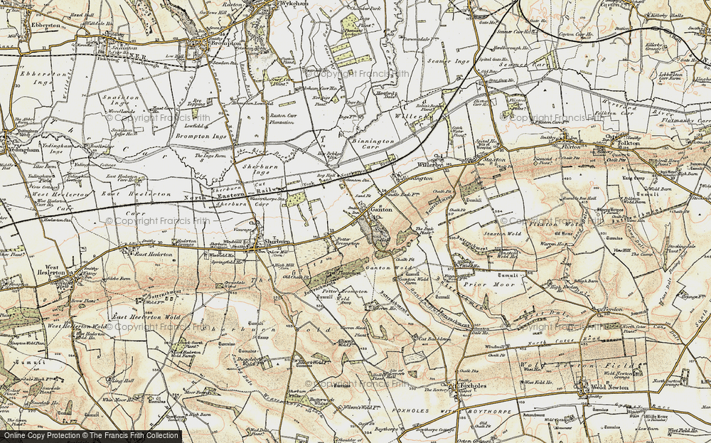 Old Map of Historic Map covering Brow Plantation in 1903-1904