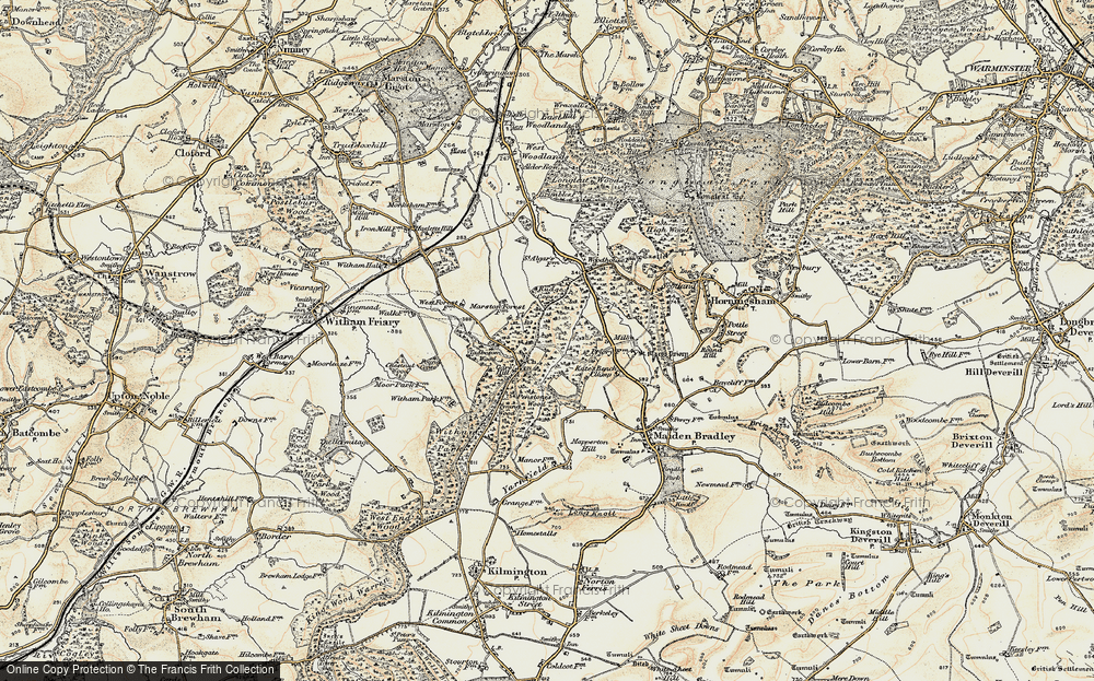 Old Map of Gare Hill, 1897-1899 in 1897-1899